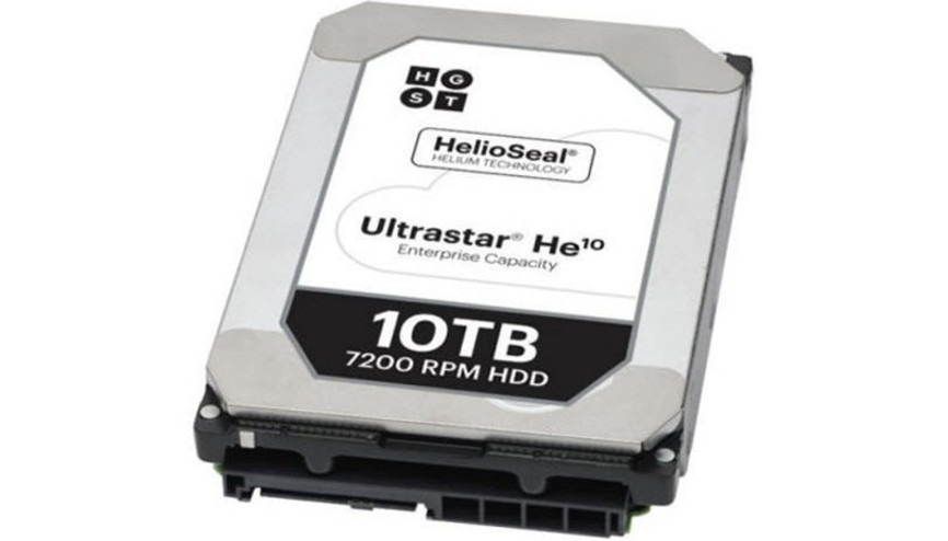 Dünyanın ilk 10 TB helyum diski