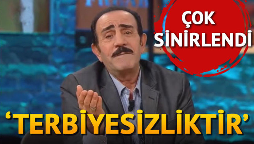 Mustafa Keser canlı yayında çok sinirlendi