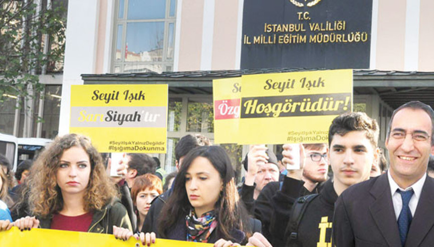 Seyit öğretmenlerini yalnız bırakmadılar