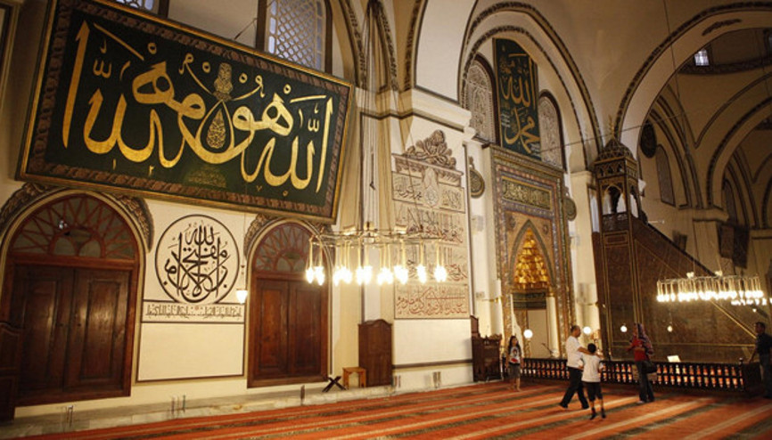 Ulu Camiinin minberindeki güneş sistemi