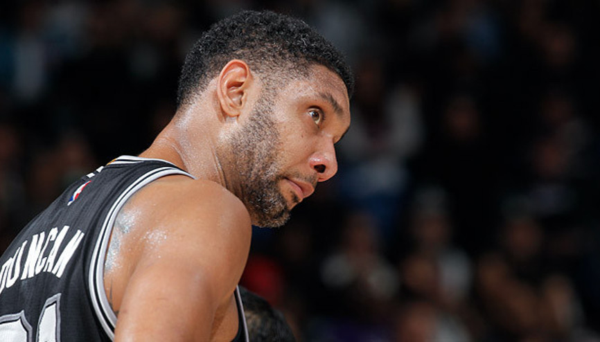 Tim Duncan,ın 19 yıllık kariyerinde bir ilk