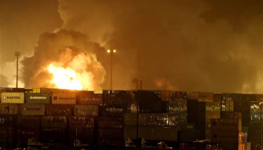Brezilyanın en büyük limanında korkunç patlama