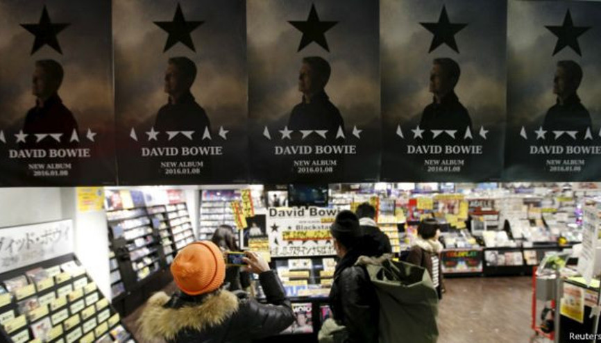 Bowie, ABDde ilk kez liste başı oldu