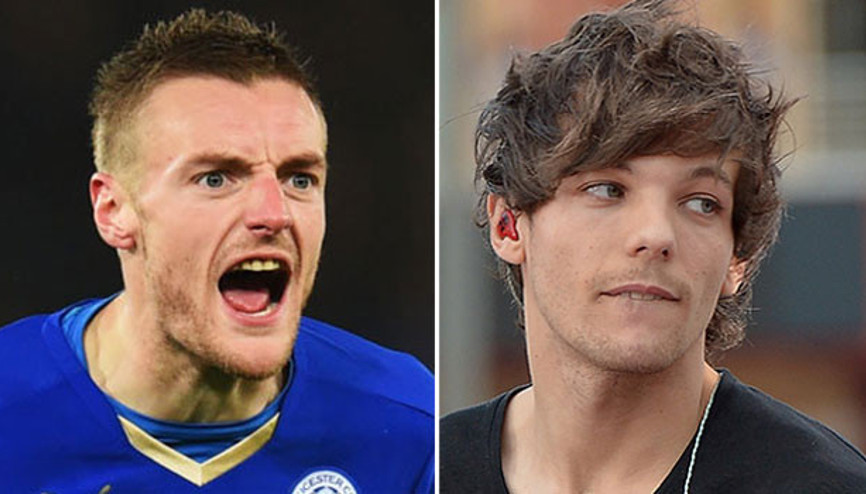 Louis Tomlinson, Jamie Vardy için kamera karşısına geçiyor
