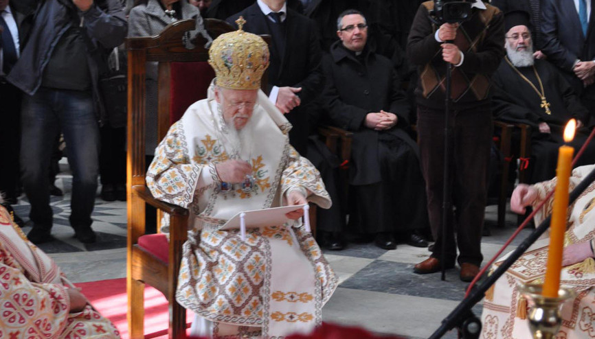 Bartholomeos yortu ayinine katıldı