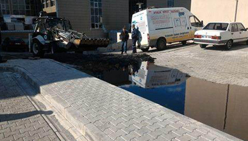 Hastaneden litrelerce yakıt çevreye yayıldı