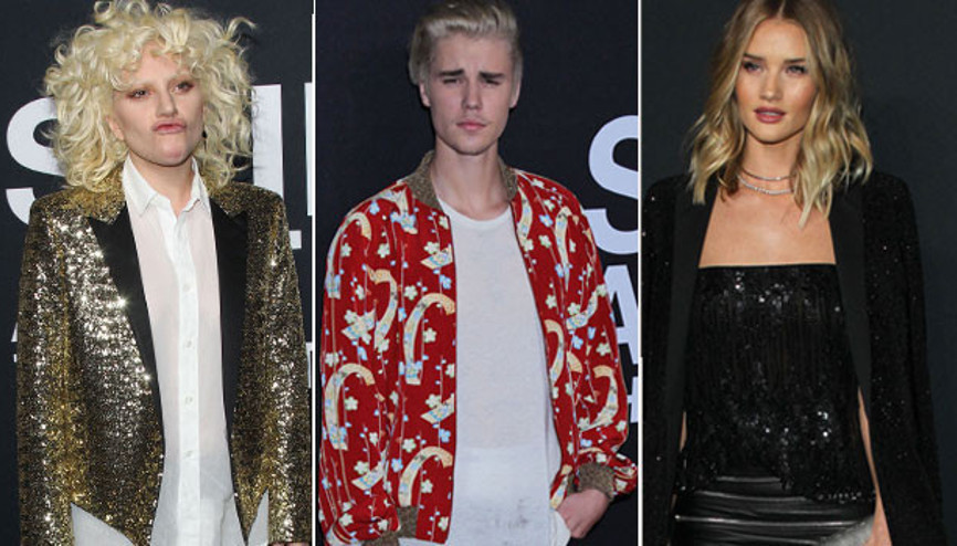 Saint Laurent defilesinde kim ne giydi