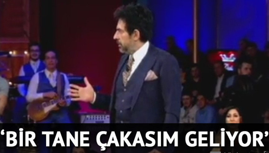 Canlı yayında sinirlendi