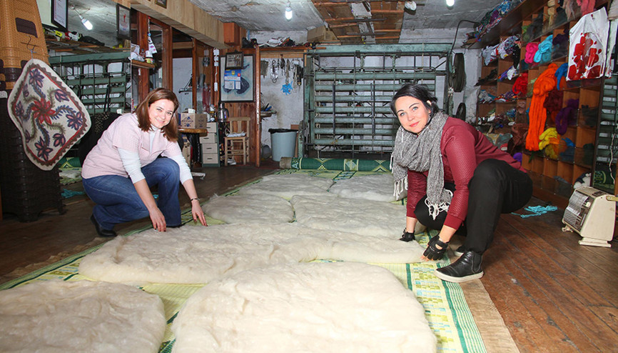 Kadın keçeyle anlatılacak