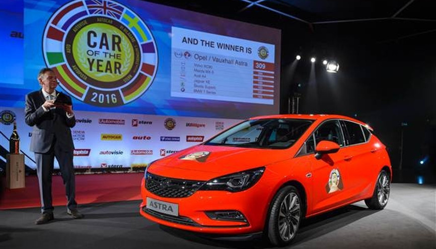 Opel Astra yılın otomobili seçildi