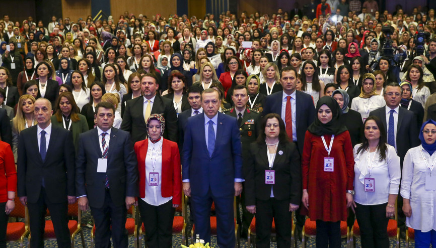 Cumhurbaşkanı Erdoğan kadınlara seslendi