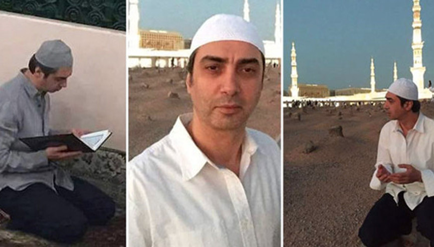 Necati Şaşmazın umre fotoğrafları sosyal medyada