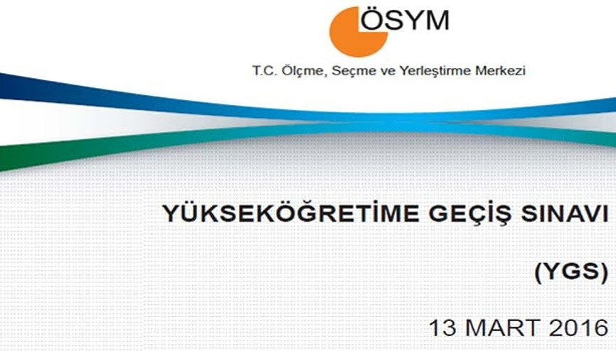 2016 YGS soruları ve 2016 YGS cevapları açıklandı