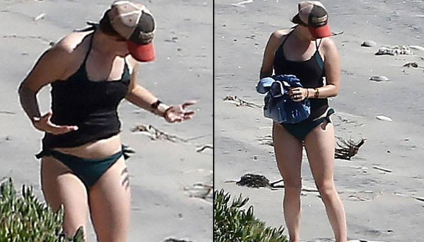 Lana Del Reyin plaj keyfi Lana Del Reyin plaj keyfi