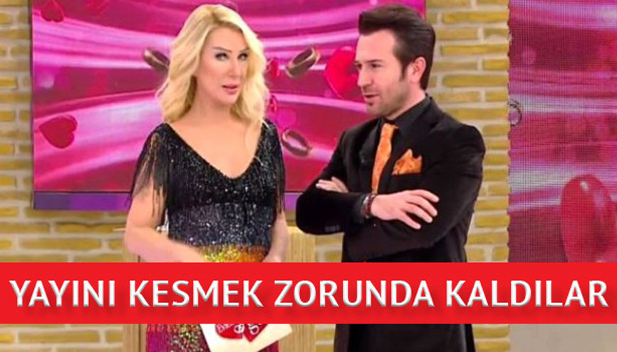 Yayını kesmek zorunda kaldılar