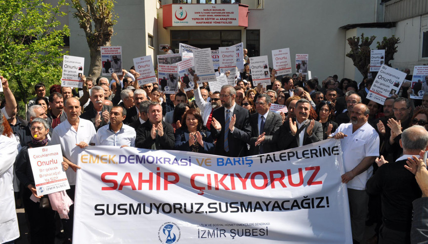 Hastanede ’açığa alma’ tepkisi