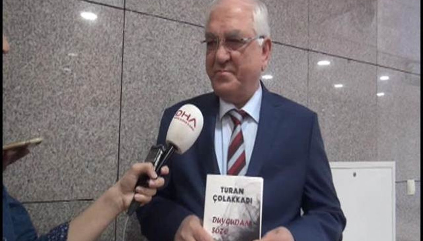Başsavcı Turan Çolakkadının ilk şiir kitabı çıktı