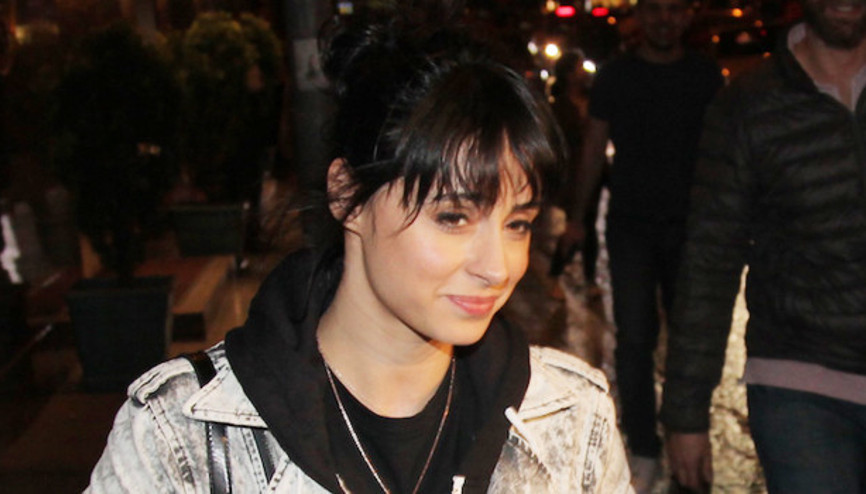 Yasemin Yürük sevgilisiyle Bebekte