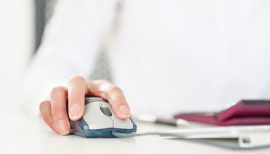 Mouse parmağın dokusunu bozuyor