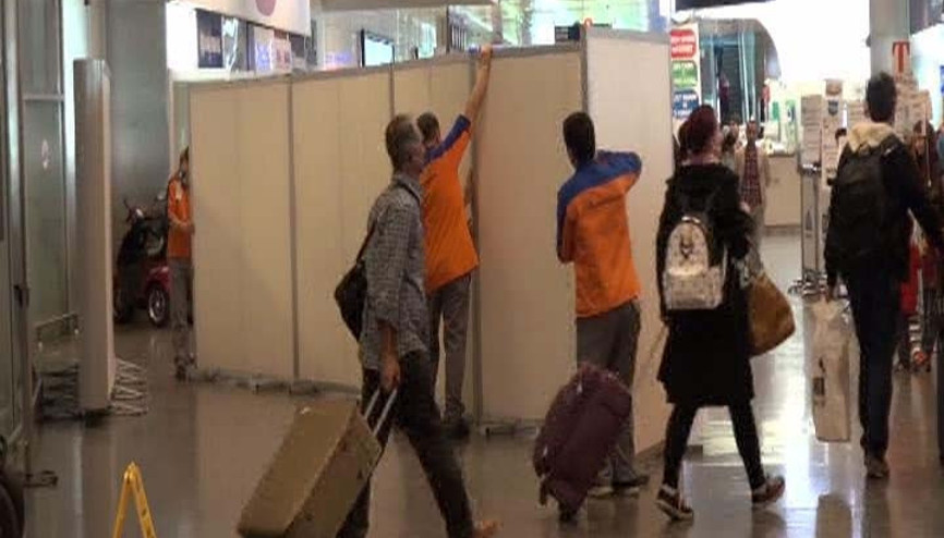 Kaçakçılıkla mücadele paravanının ömrü 3 saat sürdü Kaçakçılıkla mücadele paravanının ömrü 3 saat sürdü