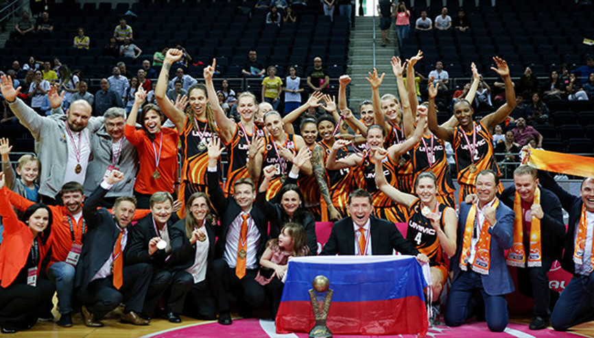 FIBA Kadınlar Avrupa Liginde 58. şampiyon UMMC Ekaterinburg