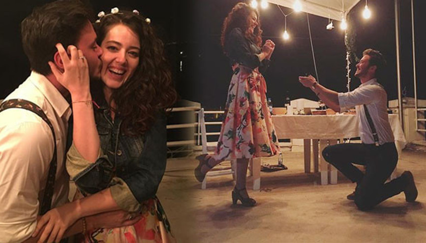 Anıl Altan sevgilisi Pelin Akile evlenme teklifi etti