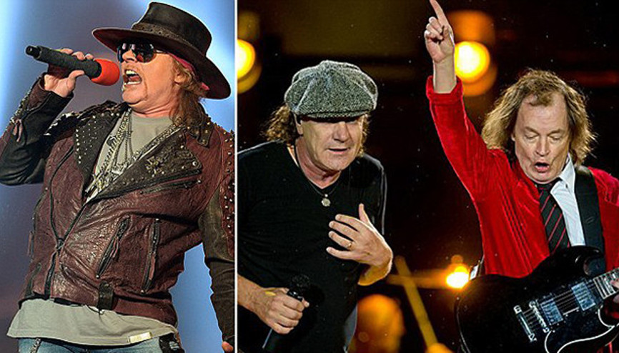 AC/DCnin turne solisti Axl Rose oldu