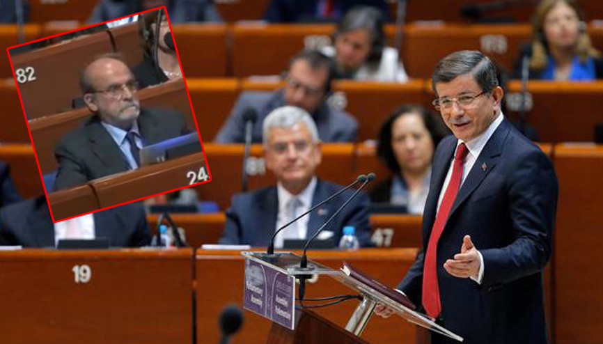Davutoğlundan AKPMde Kürkçüye Türkçe tepkisi