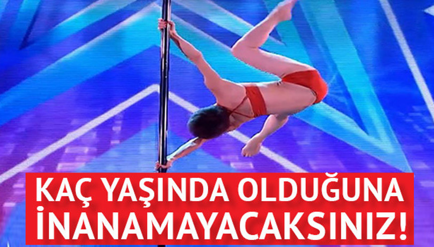 Yetenek yarışmasında şaşırtan performans