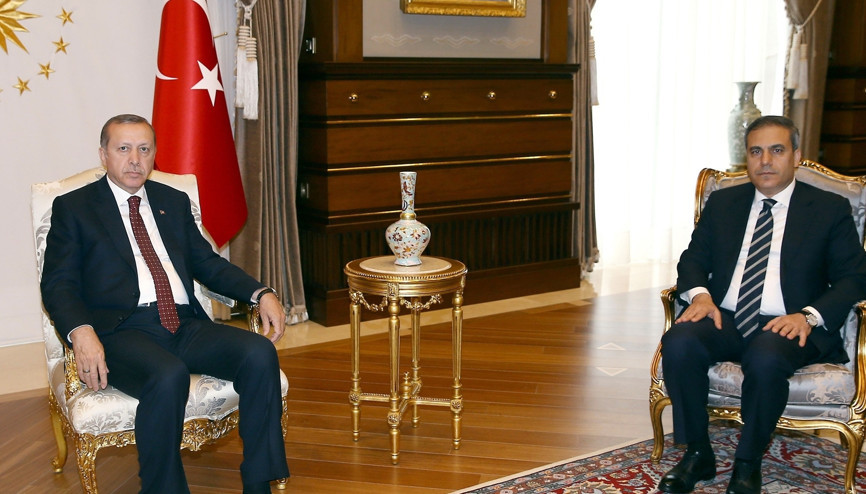 Erdoğan, MİT Müsteşarı Fidanı kabul etti