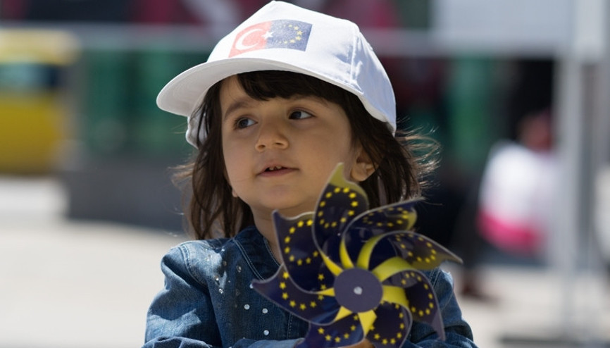 Anne ve çocuklarla Avrupa Günü