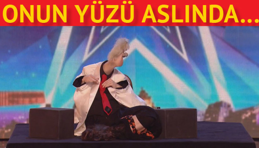 Onun yüzü aslında...