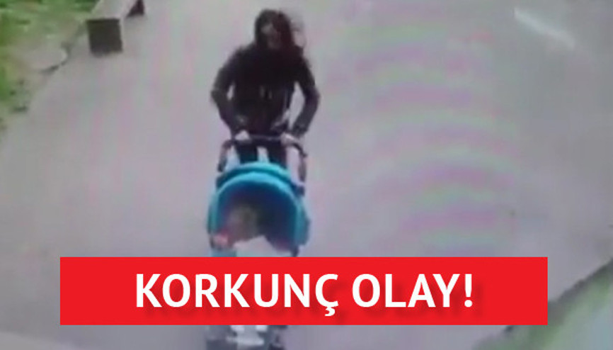 Başına beton blok düştü