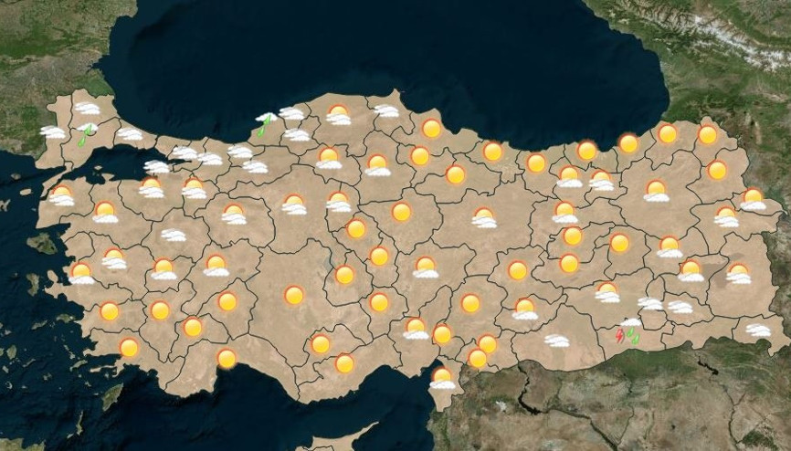 Meteorolojiden kritik uyarı İstanbul, Ankara, İzmir hava durumu - 17 Mayıs 2016
