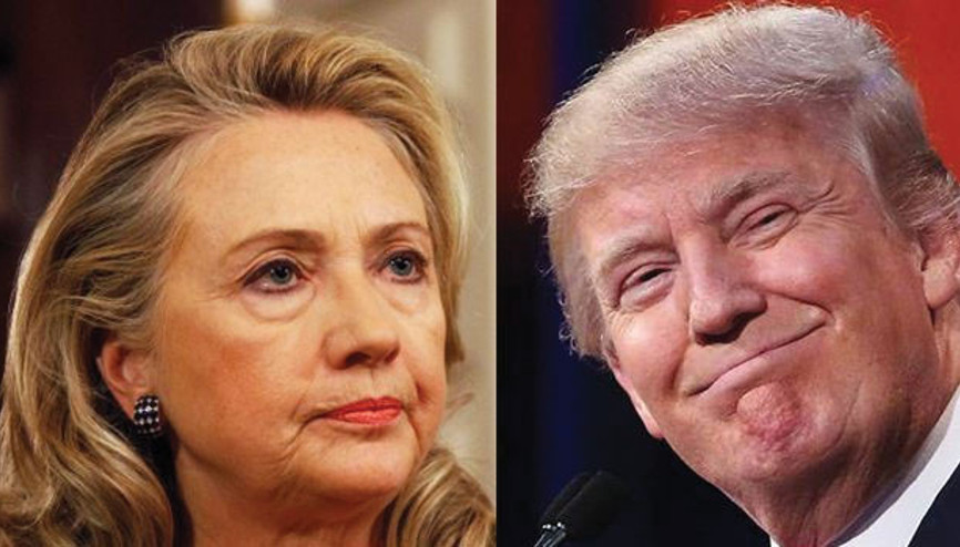Hillary ve Trump finişe çok yaklaştı