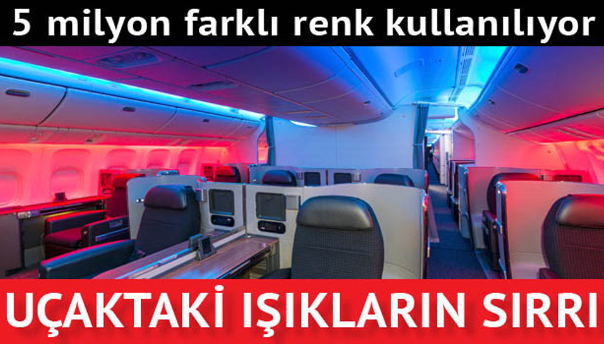 Uçaktaki ışıkların sırrı