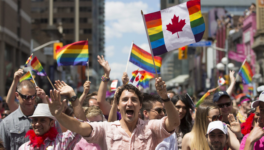 Kanada Başbakanı Justin Trudeau Onur Yürüyüşüne katıldı