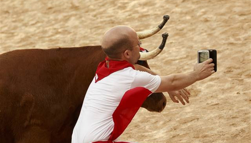San Fermin Festivalinden ilginç kareler