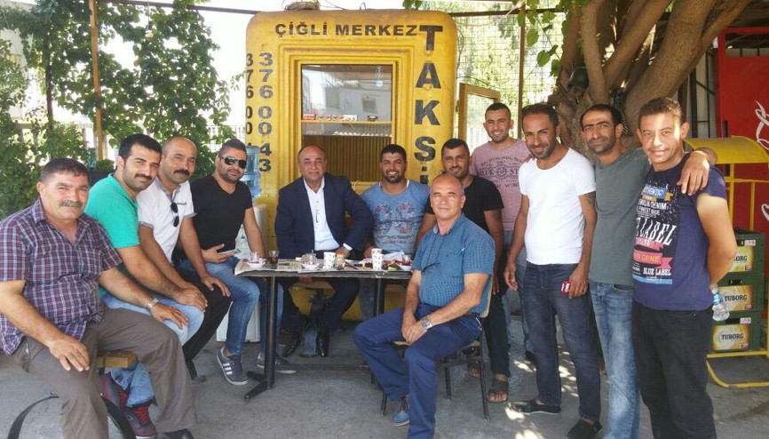 Arslandan taksicileri ziyaret
