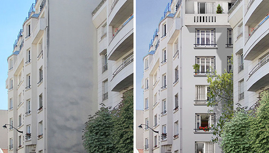 Yaşadığı şehrin gri duvarlarını hiper gerçekçi duvar resimleriyle renklendiriyor.