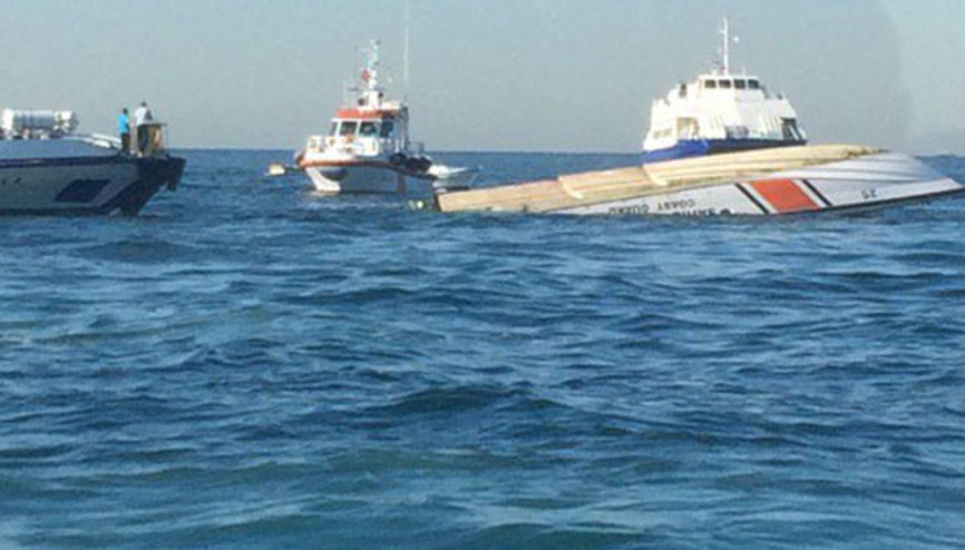 Sahil Güvenlik botu alabora oldu