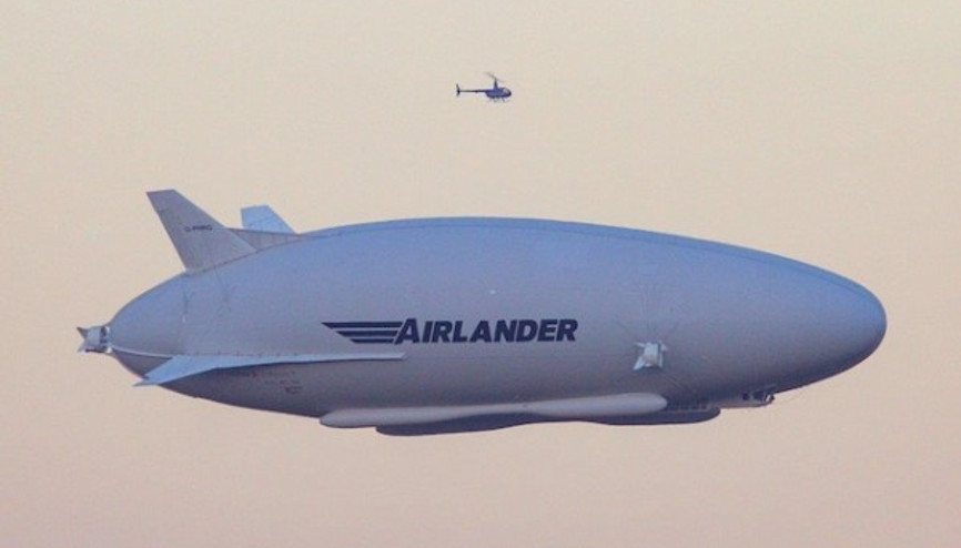 Dünyanın en büyük hava aracı Airlander uçtu