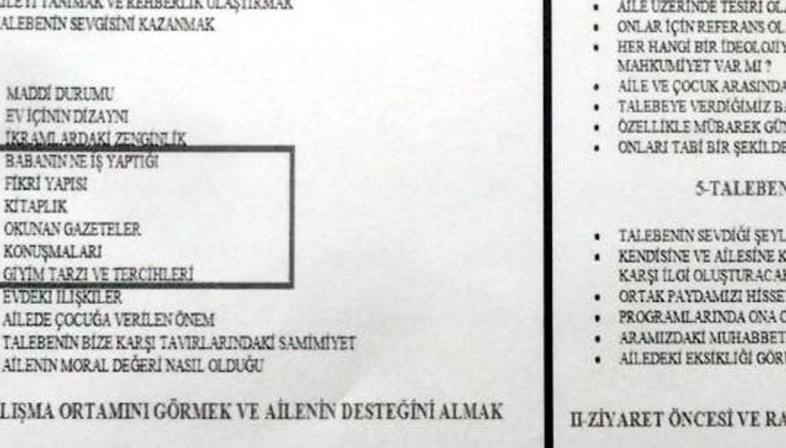 FETÖ velileri de fişlemiş