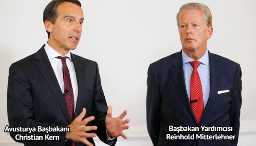 ÖVP Lideri Reinhold Mitterlehner: Türkiye’ye üye olmasın ama ortak olsun