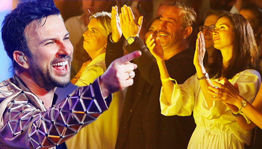Cem Yılmaz Tarkan konserine eski eşiyle gitti