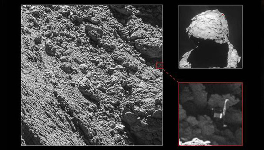 Kayıp modül Philae bulundu