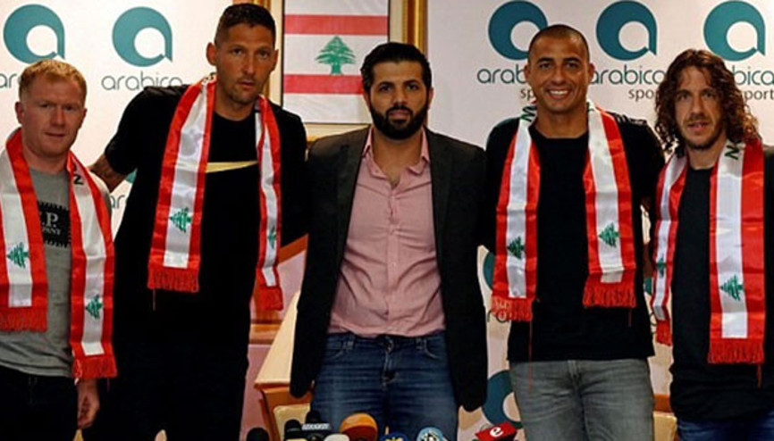 Futbol efsaneleri Lübnanda buluştu