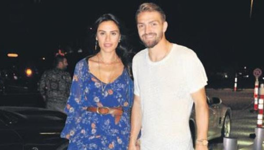 Caner Erkin ve Şükran Ovalı bayram alışverişinde