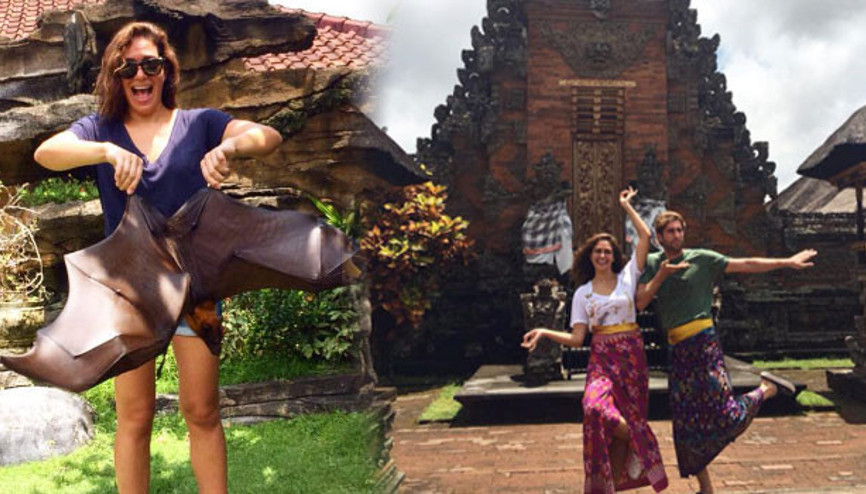 Özge Borak ve Berkay Tahmazın Bali tatili