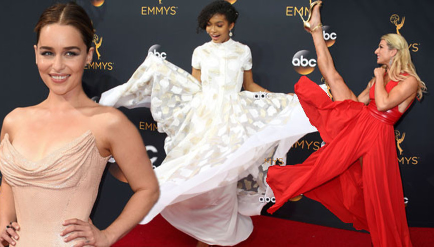 Emmy Ödül Töreninde şıklık yarışı